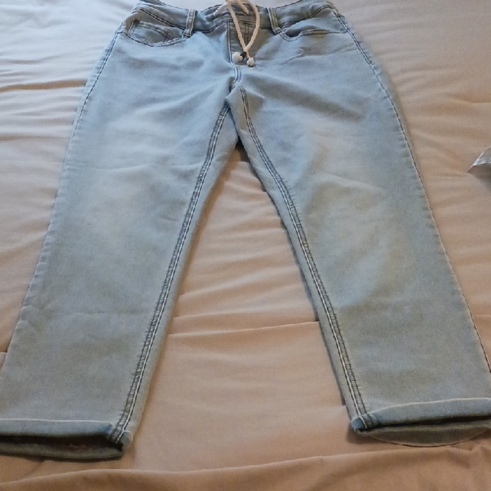 Tribal Blue Relaxed Jeans Classic Style